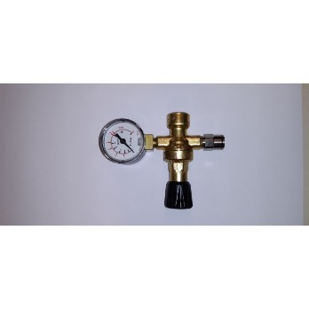 WEA1059 Messing reduceerventiel + manometer