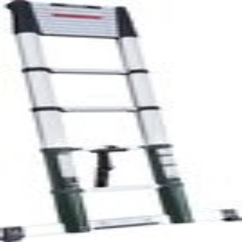 TELESCOPISCHE LADDER 3.8M MET SOFTCLOSE EN DWARSBALK