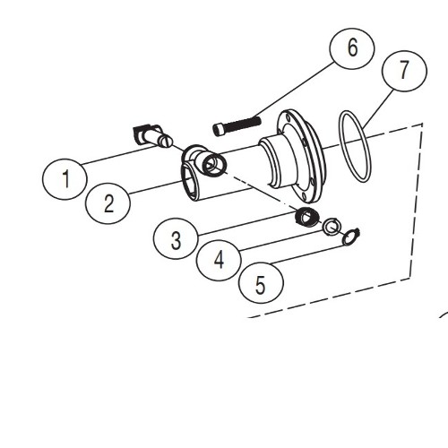 410665 Chisel lock complete HDM1042P