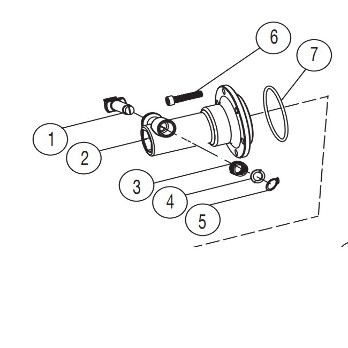 410665 Chisel lock complete HDM1042P