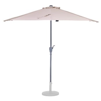 Parasol Halfrond 270x135  Beige