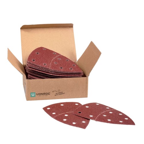 PS801AA Schuurpapierset voor handpalmschuurmachines 50 stuks - 100x150mm