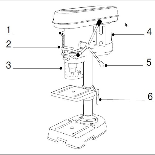 Diepte instelling TDM1022