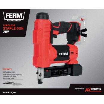 SGM1024 AX-Power Accu - Tacker - Nietpistool - Spijkerpistool - 20V