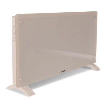 CH516AC_Beige Luxe Elektrische kachel – Convector - Glazen paneel – 1250W/2500W - WIFI