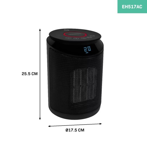 EH517AC Elektrische ventilatorkachel - 1000W/2000W - keramisch | zwenkfunctie