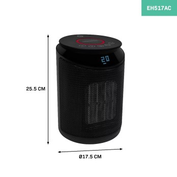 EH517AC Elektrische ventilatorkachel - 1000W/2000W - keramisch | zwenkfunctie