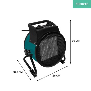 EH502AC Elektrische heater / Straalkachel met ventilatiestand – 3000W | 3 standen