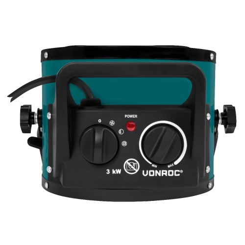 EH502AC Elektrische heater / Straalkachel met ventilatiestand – 3000W | 3 standen