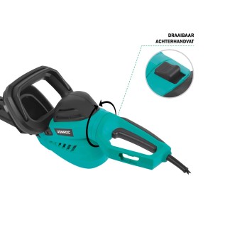 HT505AC Heggenschaar 600W - 660 mm zwaardlengte - 180° draaibaar handvat