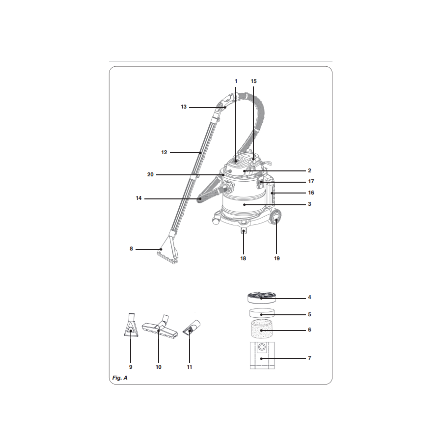 Smalle zuigmond item 9 tbv VCM1011