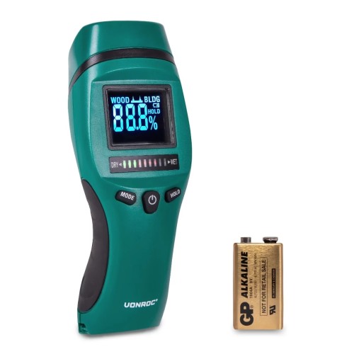 MM501DC Vochtmeter Hoogcontrast LCD