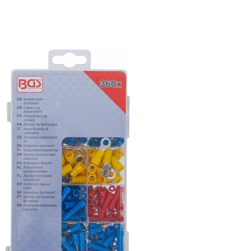 14110 Kabelschoen assortiment 360-delig