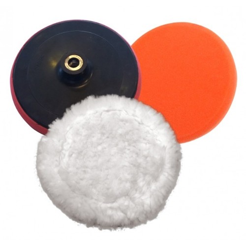 AGM1120P FERM Industrial – Poetsmachine – 1400W – Ø180MM – 4m rubberen kabel – Incl. 2 polijstschijven