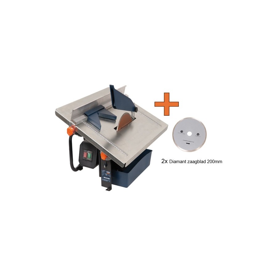 PAKKET TCM1011 Tegelzaagmachine 900W +exra zaagbladen