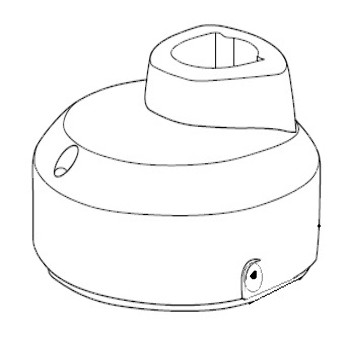 501498 Charger base 6V 5mm plug for LTM