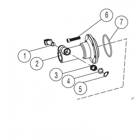 410665 Chisel lock complete HDM1042P