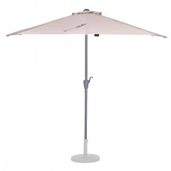 Parasol Halfrond 270x135 Beige