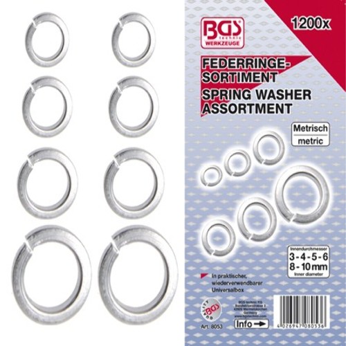 Veerring assortiment 1200-delig